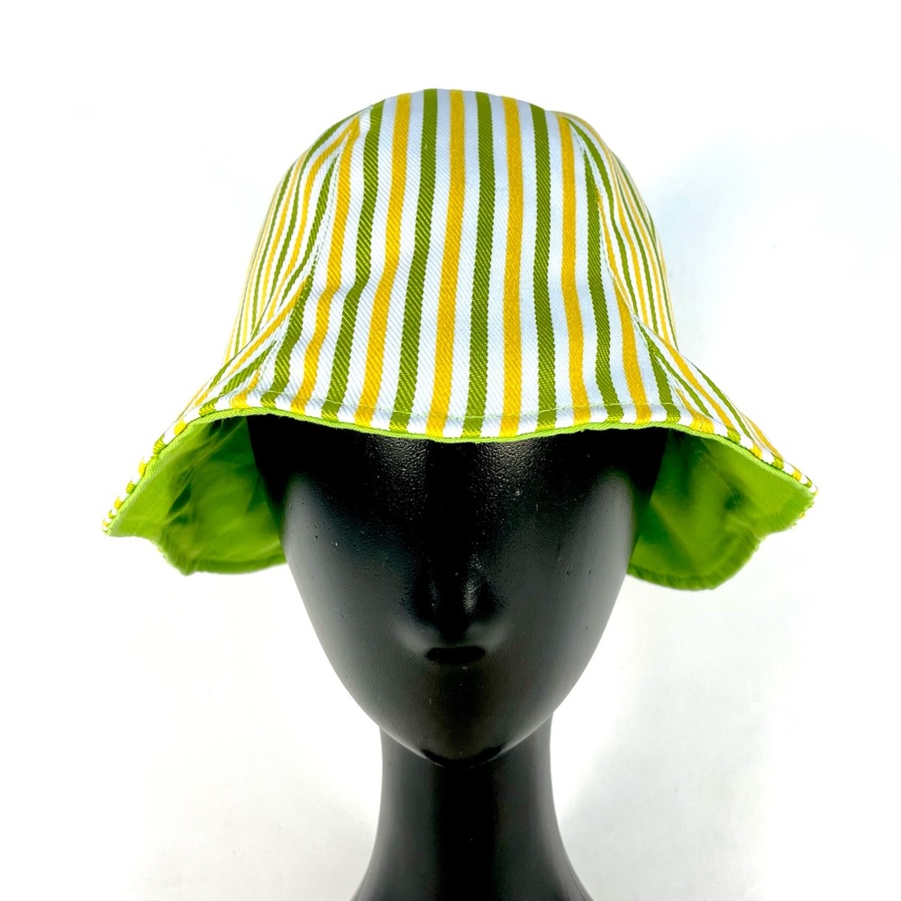 San‎ Diego Hat Co Bucket Hat Womens Small Striped Cotton Retro Y2K Festival NWT - Picture 2 of 11